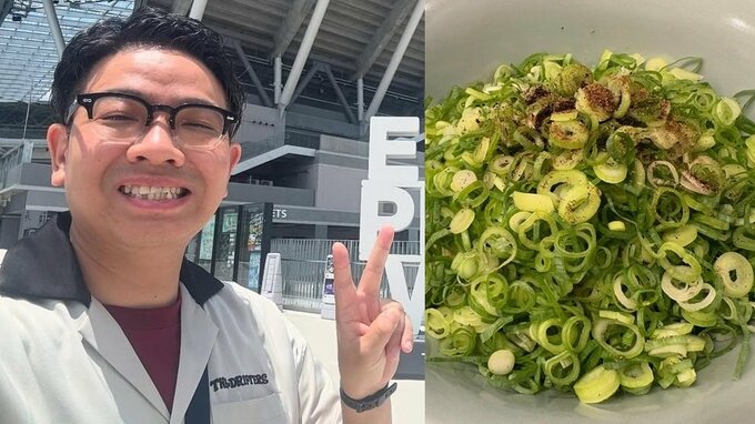 【 ミキ昂生 】ネギ盛り「#汁なし担々麺！」　ツアー地「#広島で食べるからまたさらに美味いねん！」　ライスを絡めて完食「後悔はなし！」|TBS NEWS DIG