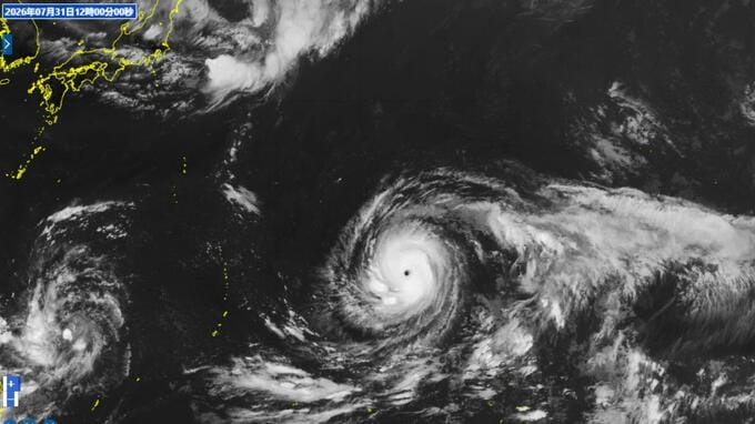 【台風13号】非常に強いまま日本の南へ…最強ランク"猛烈な"勢力示す「台風の目くっきり」最接近はいつ？【31日正午現在】|TBS NEWS DIG