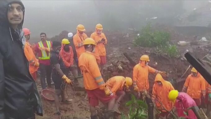 インド西部で地滑り発生 100人以上が生き埋めか　これまでに16人が死亡|TBS NEWS DIG