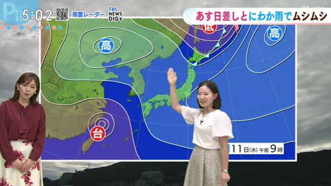 残暑いつまで？前線の後ろには《涼しい秋の空気》猛暑熱帯夜も彼岸までの見込み　|　長崎のニュース | 天気 | NBC長崎放送
