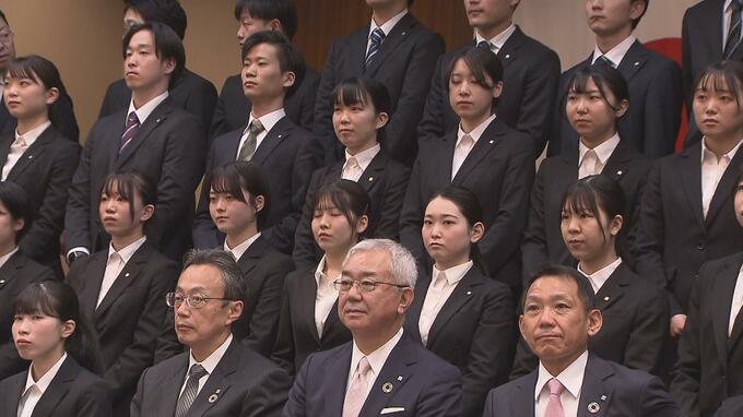 「地域に貢献できるよう精進」東邦銀行で入行式　84人が新社会人に　福島　|TBS NEWS DIG