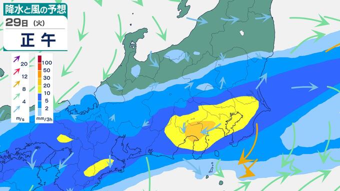 【秋雨前線】西日本〜東日本の広い範囲で大気不安定に　29日明け方にかけて落雷・突風・土砂災害に警戒　台風26号は10月1日頃関東沖接近へ|TBS NEWS DIG