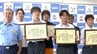 川に小6男児が沈み「息していない、助けて！」中学生が引き上げ、大人が人工呼吸・心臓マッサージ⋯命救った7人に感謝状　男児は意識回復　|　高知のニュース・天気｜KUTV NEWS | KUTVテレビ高知