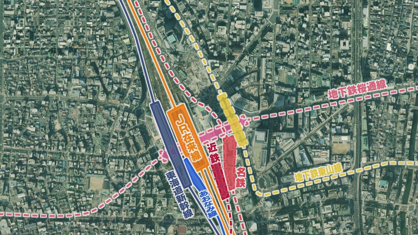 名駅再開発「未定」で今後どうなる?名古屋駅が乗るのに迷う“迷駅”と呼ばれるワケ 5つの事業者と9つの路線が乗り入れ複雑化し迷路のように ...