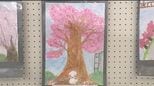「郷土愛深めて」小学生が描くサクラの絵画コンクール こむこむで展示 福島市|TBS NEWS DIG