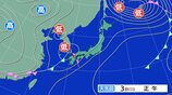 【気象情報】前線が3日夜にかけ通過へ　落雷や竜巻、急な強い雨に注意　九州南部【雨と風のシミュレーション】　|　富山のニュース｜天気・防災｜チューリップテレビ