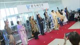 寿司と「ド派手」衣装のファッションショーで街をPR 北九州空港サマーコレクション | 福岡のニュース|RKB NEWS|RKB毎日放送
