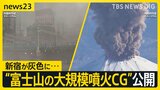 政府公開“富士山の大規模噴火”CG 新宿は一帯がグレーの街に…“富士山の地元”は「溶岩45分」到達想定 命を守る避難をするには?【news23】|TBS NEWS DIG