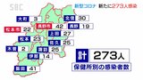 新型コロナ 新たに273人感染・2日連続で前の週の同じ曜日を上回る 長野|TBS NEWS DIG