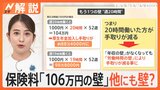 保険料「106万円の壁」撤廃へ　残るもうひとつの壁“週20時間”　税金「103万の壁」の進展は？【Nスタ解説】|TBS NEWS DIG