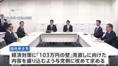 「103万円の壁」結論持ち越し　自民・公明と国民民主　きょうも政策責任者が協議へ| TBS CROSS DIG with Bloomberg