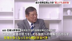 “棚上げも選択肢” 自民・石破元幹事長　紙の健康保険証を来年の秋に廃止方針について| TBS CROSS DIG with Bloomberg