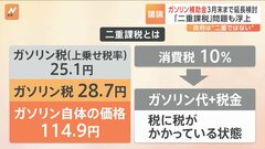 ガソリン補助金を来年3月末まで延長で検討　ガソリン代の「二重課税」問題も議論に| TBS CROSS DIG with Bloomberg