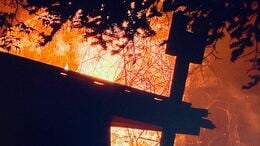 【速報】建物火災　消防が消火中　山梨・甲州市　|　山梨のニュース | ＵＴＹテレビ山梨