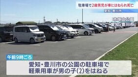 公園駐車場で車にはねられ2歳男児死亡 運転していた82歳男を逮捕 愛知・豊川市|TBS NEWS DIG