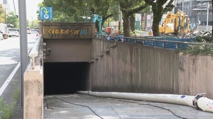 記録的大雨被害で274台が水没 地下駐車場では「浸水防止装置」が故障か