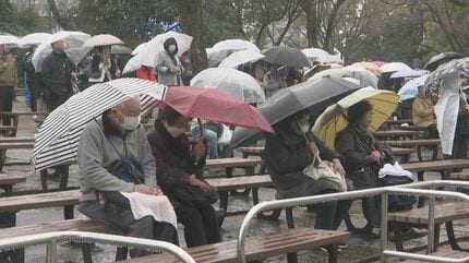 午後2時46分に黙とう「地震なんて津波なんて起きてほしくない」名古屋