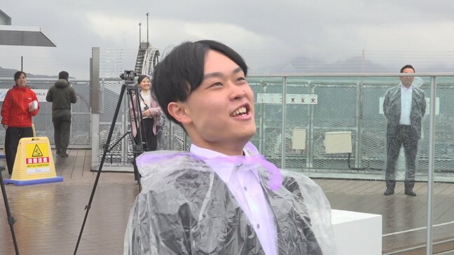 「でっけえ男になるぞー!」富士山に向かって誓いの言葉を叫ぶ 富士急グループで入社式 山梨|TBS NEWS DIG