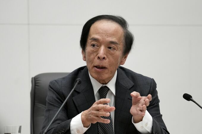 植田日銀総裁、来週会合で利上げ判断と明言－市場観測強まり円高進行
