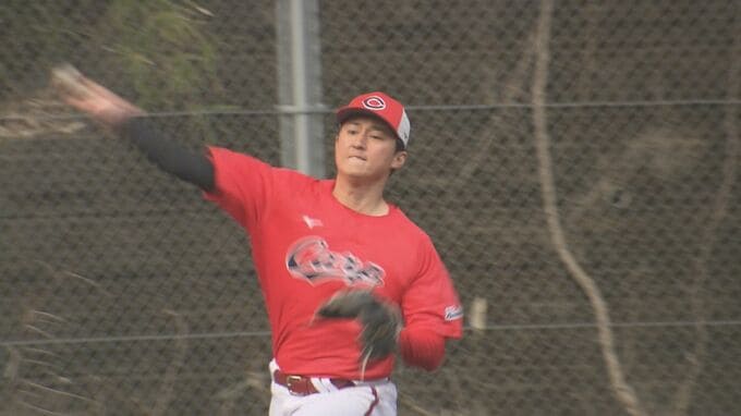 【カープ日南キャンプ】佐々木泰　3塁守備を特訓　|　RCC NEWS | 広島ニュース | RCC中国放送