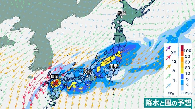 【大雨情報】「元・台風24号」熱帯低気圧が北上、前線も停滞　西日本から東日本10日頃にかけて大雨おそれ【雨・風シミュレーション12日（土）まで】|TBS NEWS DIG