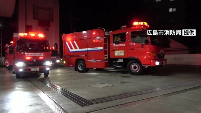 愛媛・今治市の山林火災　「緊急消防援助隊」約200人が広島から派遣|TBS NEWS DIG