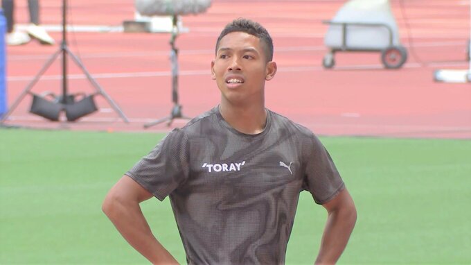サニブラウン、右股関節の骨挫傷で全治3週間も「走らなきゃいけない、できる限りの準備をして」世界陸上内定へ出場決意【陸上・日本選手権】|TBS NEWS DIG