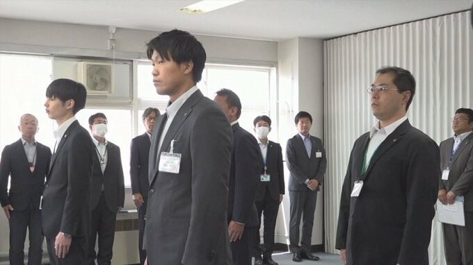 「少しでも安心して過ごせるよう…」市職員が被災地支援のため熊本市へ　任命式で職員が決意述べる　山梨・富士吉田市　|　山梨のニュース | ＵＴＹテレビ山梨