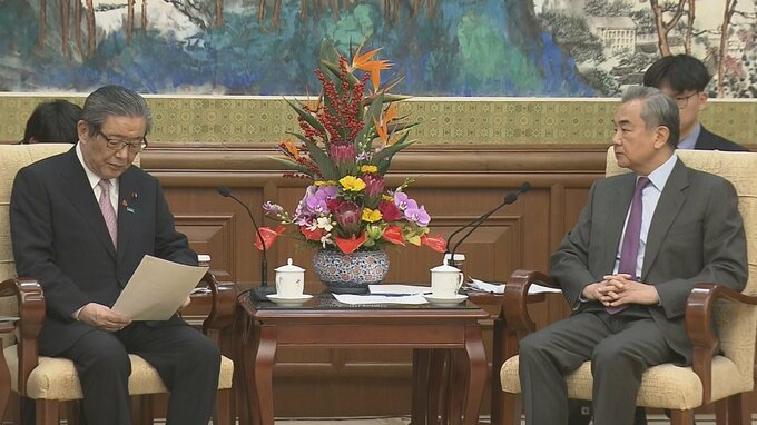 中国の王毅外相「歴史、台湾問題への日本の態度を各国が注視」 中国訪問中の与党議員団にくぎ刺す|TBS NEWS DIG