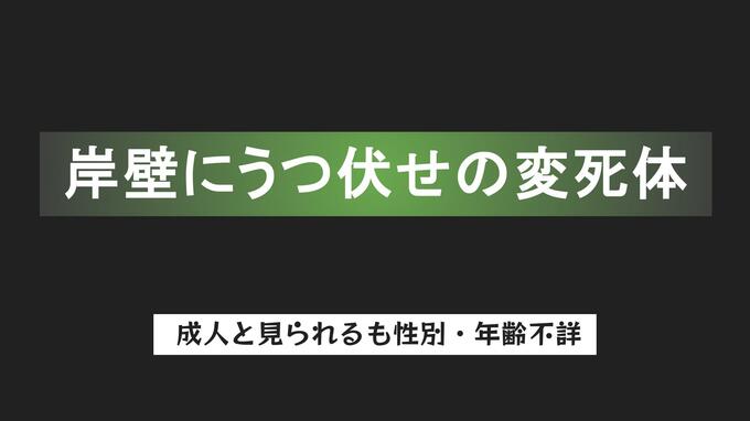 岸壁にうつ伏せの変死体　白の半袖Tシャツ＆ズボン 　釣り人が発見　|　長崎のニュース | 天気 | NBC長崎放送