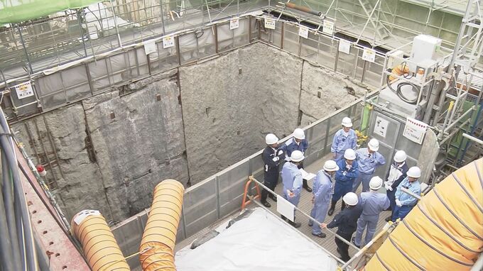 東海第二原発を6市村長が現地視察　防潮堤の基礎部分の施工不良は「大変な状況、不具合」と東海村長|TBS NEWS DIG