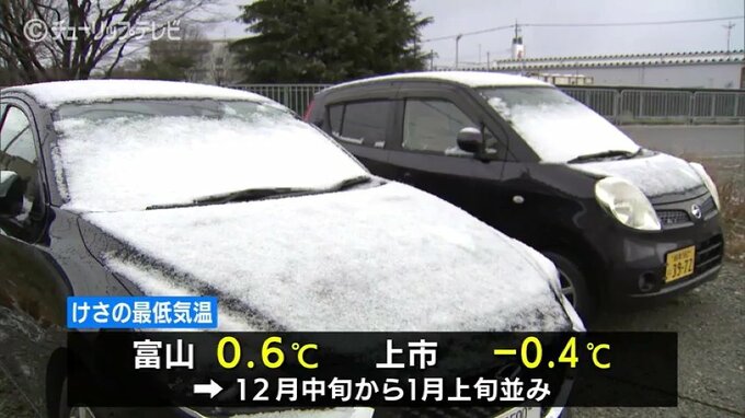 富山県内は朝から雪や雨　昼すぎからは大雪に注意　|　富山のニュース｜天気・防災｜チューリップテレビ