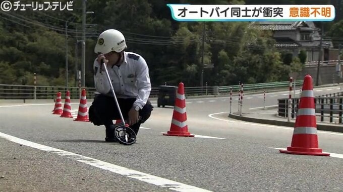 国道でバイク同士が事故 身元不明の男性1人が意識不明の重体 雨で路面がぬれたカーブで正面衝突か 富山　|　富山のニュース｜天気・防災｜チューリップテレビ