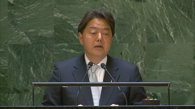 【速報】林外務大臣　国連で「ロシア軍の即時撤退を求める決議」賛成呼びかけ|TBS NEWS DIG