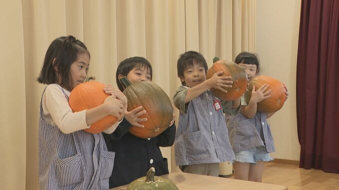 園児100人が仮装　５キロのカボチャも登場　一足早いハロウィーンムード　山口|TBS NEWS DIG