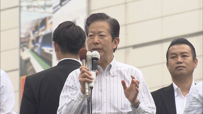 終戦記念日　公明・山口代表「日本が核兵器のない世界への歩みをリードを」都内の街頭演説で訴え