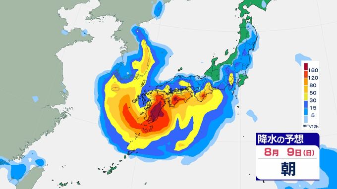 【台風情報】「台風13号（ドルフィン）」今後“猛烈な”勢力・最大瞬間風速80m/sまで発達見込み　九州に影響が出る可能性も…進路予想・今後の雨風シミュレーション【気象庁29日18時45分発表】|TBS NEWS DIG