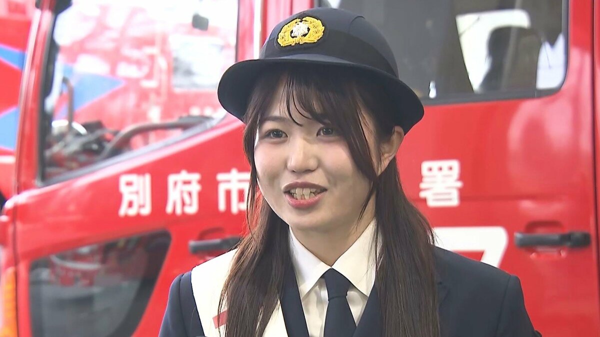 春の全国火災予防運動 ミス別府の黒田知里さんが火の用心呼びかけ 大分