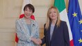 高市総理がイタリア・メローニ首相と首脳会談　米イラン合意の着実な履行に向け、緊密な連携を確認| TBS CROSS DIG with Bloomberg