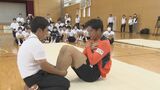 体力テストの結果向上を　レノファ山口・糸原選手が中学生を指導　|　山口のニュース・天気・防災｜tys NEWS｜ｔｙｓテレビ山口