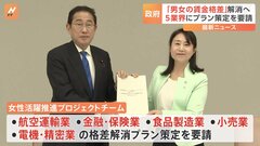 政府「航空業界など男女の賃金格差が大きい5つの業界に対策を求める」 仕事に対する男女の“偏見”を払拭する取り組みを行うことで後押し| TBS CROSS DIG with Bloomberg