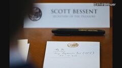 米財務長官「やること」メモに「50億ドルから100億ドル 日本円を買う」 トランプ氏らと閣議中| TBS CROSS DIG with Bloomberg