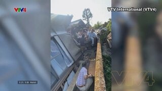 熊本地震　ベトナム人労働者5人が倒壊家屋から90歳女性を救助　ベトナム人の死傷者も| TBS CROSS DIG with Bloomberg
