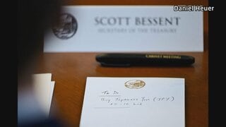米財務長官「やること」メモに「50億ドルから100億ドル 日本円を買う」 トランプ氏らと閣議中| TBS CROSS DIG with Bloomberg