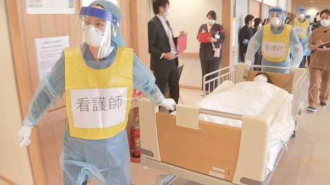 新たな感染症に備え医療機関で対応訓練 救急搬送から入院までの手順確認 大分|TBS NEWS DIG