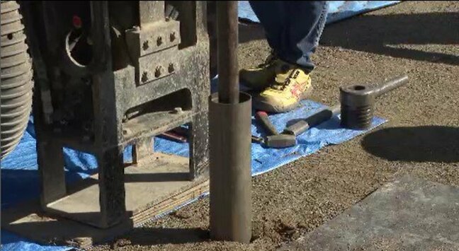 道路や住宅の建設の際に行われる地質調査　高校生が体験　長野・中野市|TBS NEWS DIG