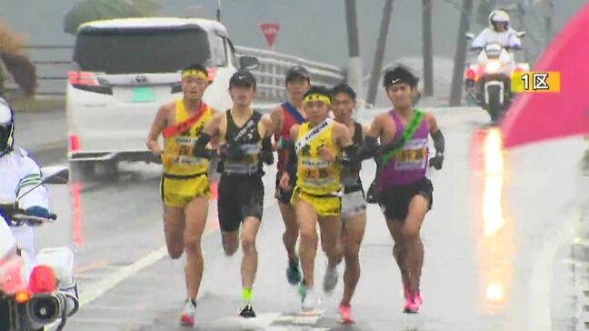 県下一周駅伝2日目も姶良が日間優勝　鹿児島県内12地区がふるさとのたすきつなぐ|TBS NEWS DIG