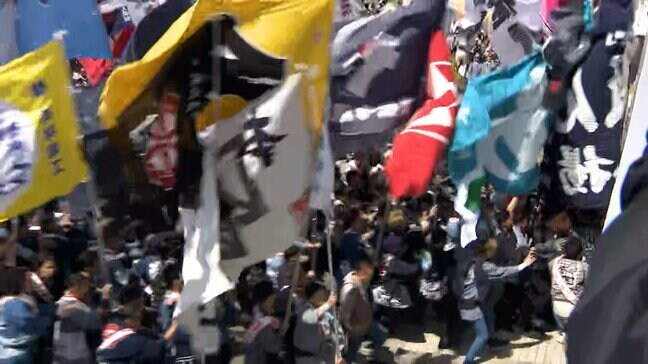 「この日がやっと迎えられた」浜松まつり勇壮に開幕 大凧が青空を舞う=静岡・浜松市|TBS NEWS DIG