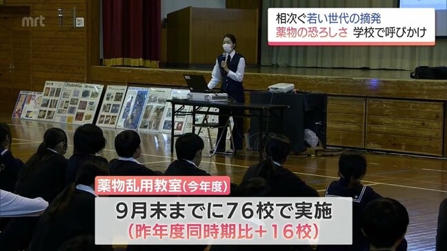 相次ぐ若い世代の大麻での摘発を受け　宮崎県内の学校で薬物乱用防止教室の開催が増加|TBS NEWS DIG