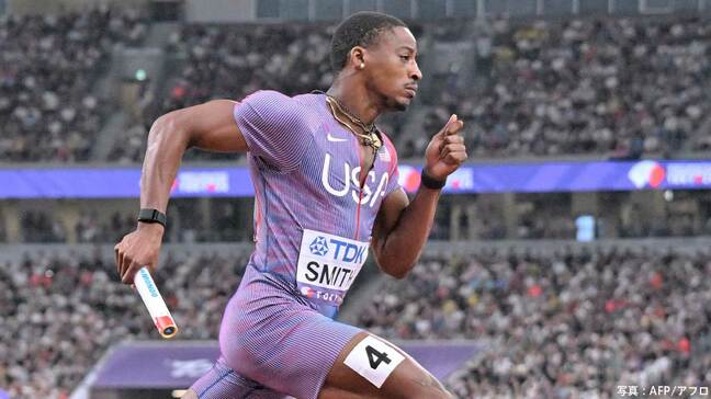 男子4×400mリレーで波乱、前回金アメリカがまさかの予選敗退　バトンパスでザンビアと交錯し6着【世界陸上】|TBS NEWS DIG